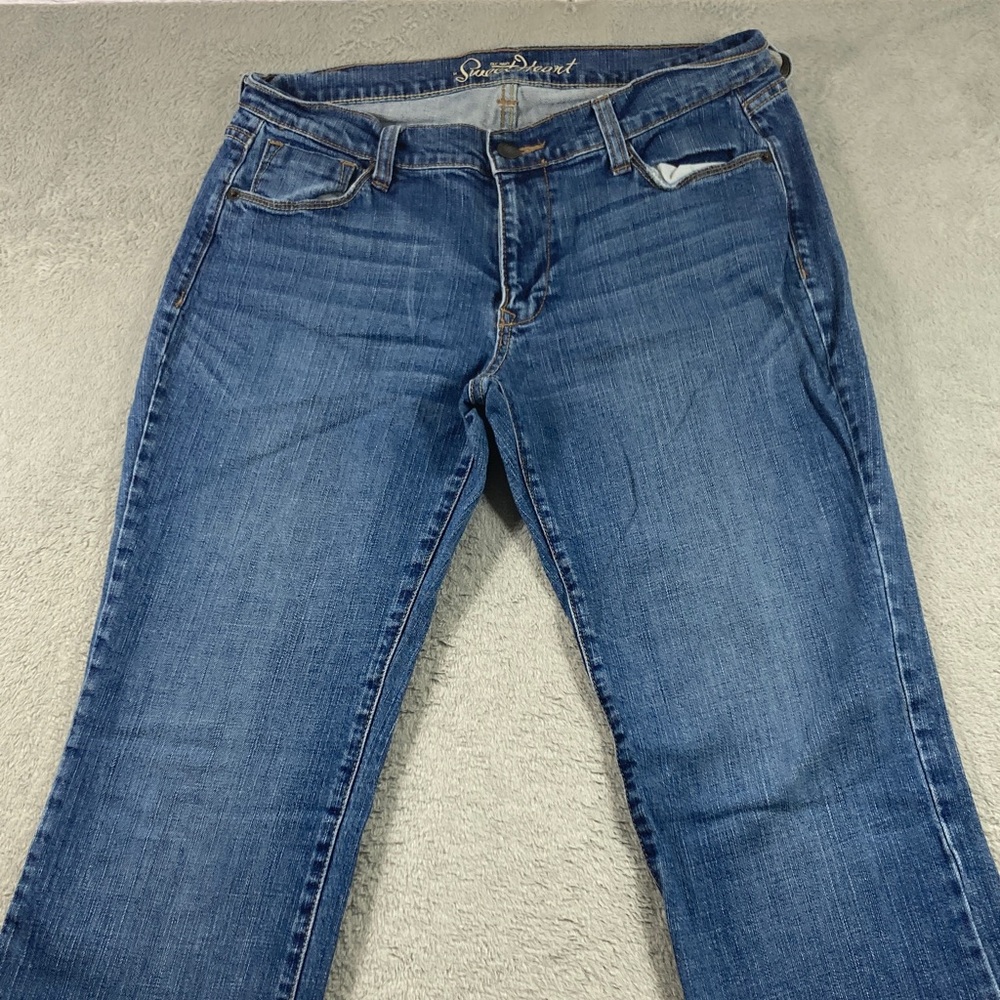 Old Navy Sweet Heart Jeans Women Size 8 Short Denim Straight Leg